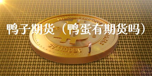 鸭子期货（鸭蛋有期货吗） (https://www.ynbygsw.com/) 期货开户 第1张