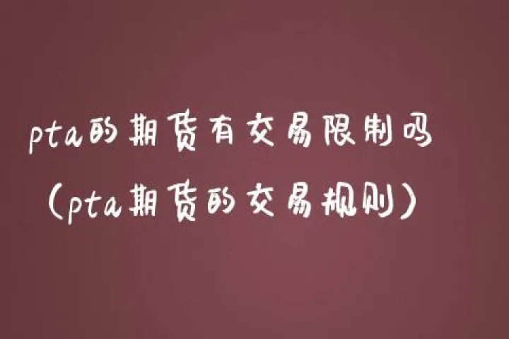 pta期货的用途(期货pta交易有限制吗) (https://www.ynbygsw.com/) 德指期货 第1张