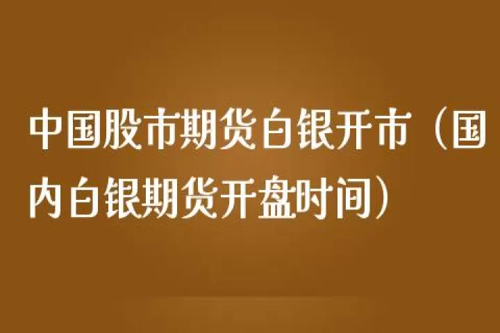 白银期货什么时间进行交易(白银期货什么时候上市) 国际期货 第1张-财经圈 白银期货什么时间进行交易(白银期货什么时候上市) (https://www.ynbygsw.com/) 国际期货 第1张