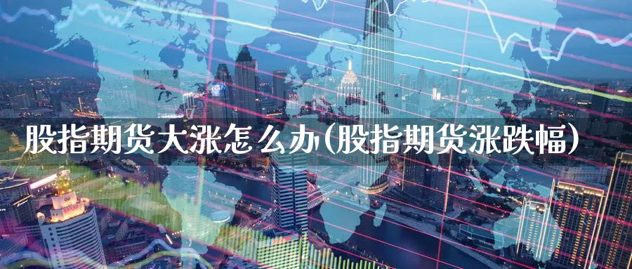 股指期货大涨怎么办(股指期货涨跌幅) (https://www.ynbygsw.com/) 期货学习 第1张