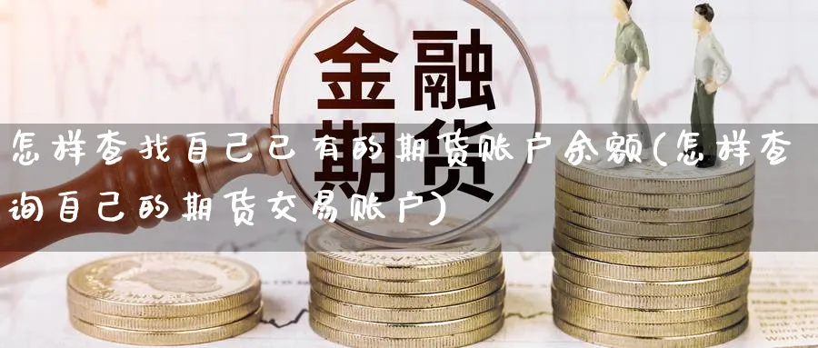 怎样查找自己已有的期货账户余额(怎样查询自己的期货交易账户) (https://www.ynbygsw.com/) 国际期货 第1张