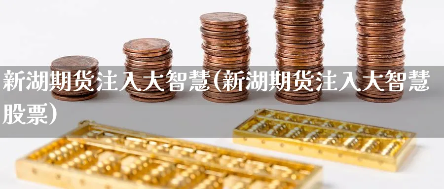 新湖期货注入大智慧(新湖期货注入大智慧股票) (https://www.ynbygsw.com/) 纳指期货 第1张