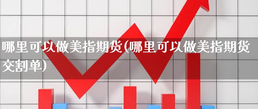 哪里可以做美指期货(哪里可以做美指期货交割单) (https://www.ynbygsw.com/) 期货行情 第1张