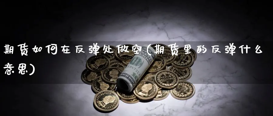 期货如何在反弹处做空(期货里的反弹什么意思) 基金投资 第1张-财经圈 期货如何在反弹处做空(期货里的反弹什么意思) (https://www.ynbygsw.com/) 基金投资 第1张