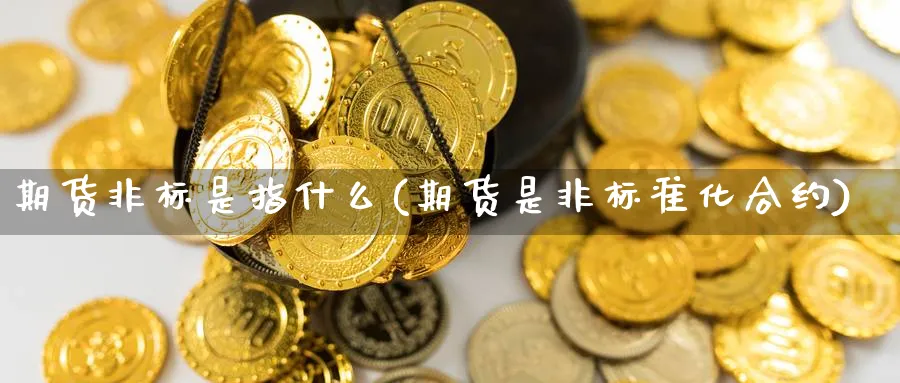 期货非标是指什么(期货是非标准化合约) 恒指期货 第1张-财经圈 期货非标是指什么(期货是非标准化合约) (https://www.ynbygsw.com/) 恒指期货 第1张