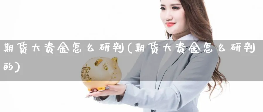 期货大资金怎么研判(期货大资金怎么研判的) (https://www.ynbygsw.com/) 期货手续费 第1张