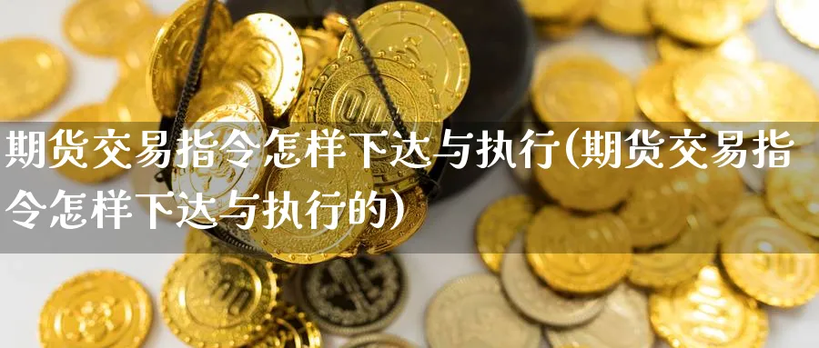 期货交易指令怎样下达与执行(期货交易指令怎样下达与执行的) (https://www.ynbygsw.com/) 黄金期货 第1张