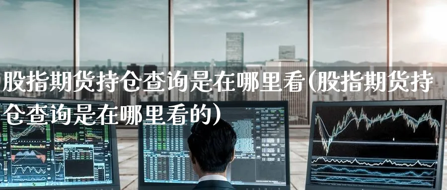 股指期货持仓查询是在哪里看(股指期货持仓查询是在哪里看的) (https://www.ynbygsw.com/) 德指期货 第1张