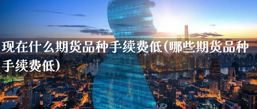 现在什么期货品种手续费低(哪些期货品种手续费低) (https://www.ynbygsw.com/) 期货开户 第1张