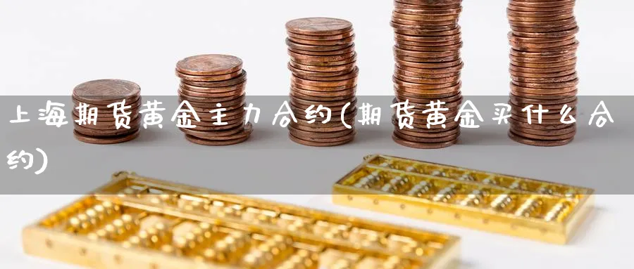 上海期货黄金主力合约(期货黄金买什么合约) (https://www.ynbygsw.com/) 理财百科 第1张