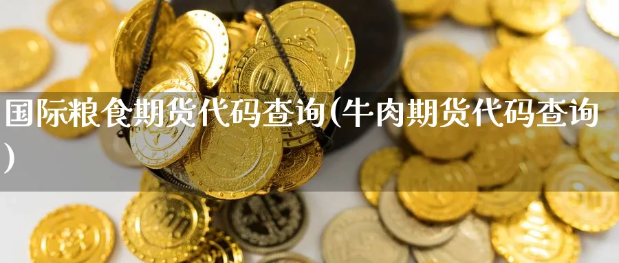 国际粮食期货代码查询(牛肉期货代码查询) (https://www.ynbygsw.com/) 国际期货 第1张
