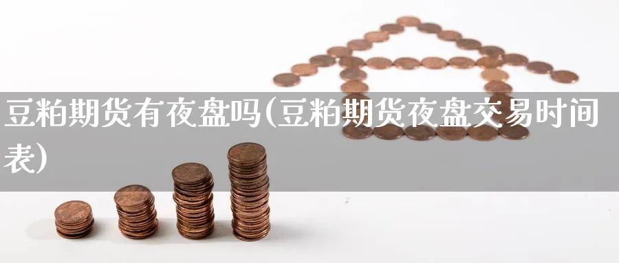 豆粕期货有夜盘吗(豆粕期货夜盘交易时间表) 原油期货 第1张-财经圈 豆粕期货有夜盘吗(豆粕期货夜盘交易时间表) (https://www.ynbygsw.com/) 原油期货 第1张