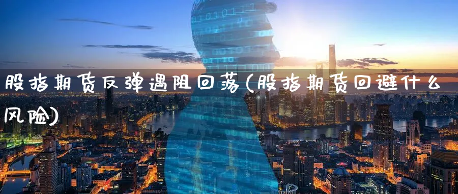 股指期货反弹遇阻回落(股指期货回避什么风险) (https://www.ynbygsw.com/) 期货行情 第1张