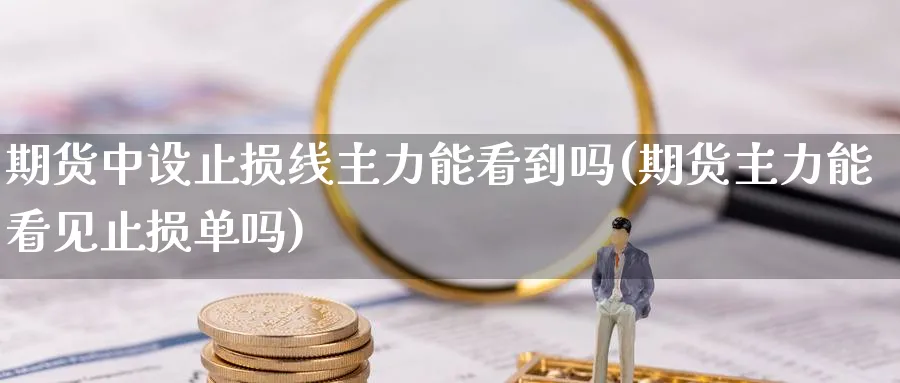 期货中设止损线主力能看到吗(期货主力能看见止损单吗) (https://www.ynbygsw.com/) 理财百科 第1张