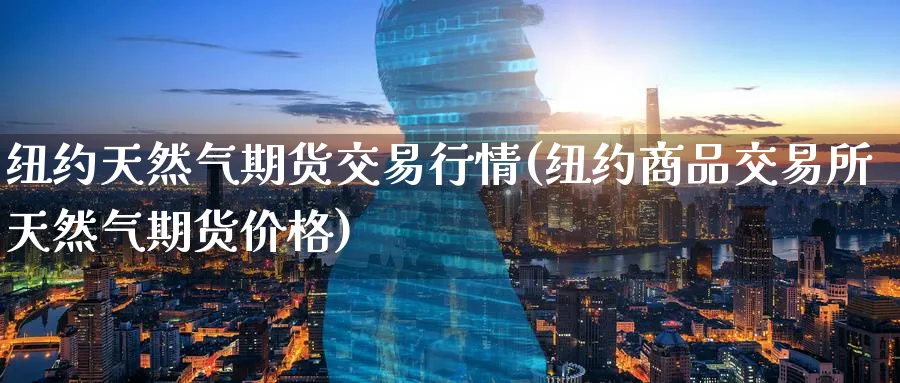 纽约天然气期货交易行情(纽约商品交易所天然气期货价格) (https://www.ynbygsw.com/) 德指期货 第1张