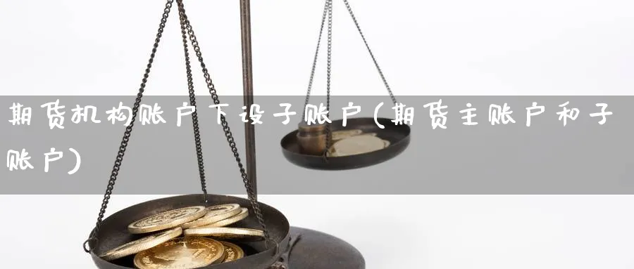期货机构账户下设子账户(期货主账户和子账户) 期货入门 第1张-财经圈 期货机构账户下设子账户(期货主账户和子账户) (https://www.ynbygsw.com/) 期货入门 第1张
