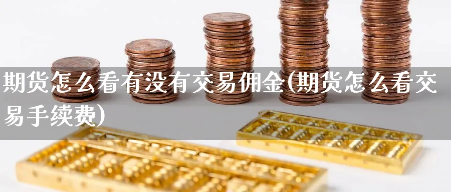 期货怎么看有没有交易佣金(期货怎么看交易手续费) (https://www.ynbygsw.com/) 德指期货 第1张