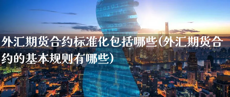 外汇期货合约标准化包括哪些(外汇期货合约的基本规则有哪些) (https://www.ynbygsw.com/) 国际期货 第1张