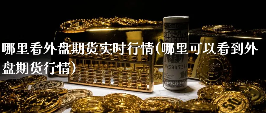 哪里看外盘期货实时行情(哪里可以看到外盘期货行情) (https://www.ynbygsw.com/) 股指期货 第1张