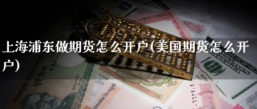 上海浦东做期货怎么开户(美国期货怎么开户) (https://www.ynbygsw.com/) 国际期货 第1张