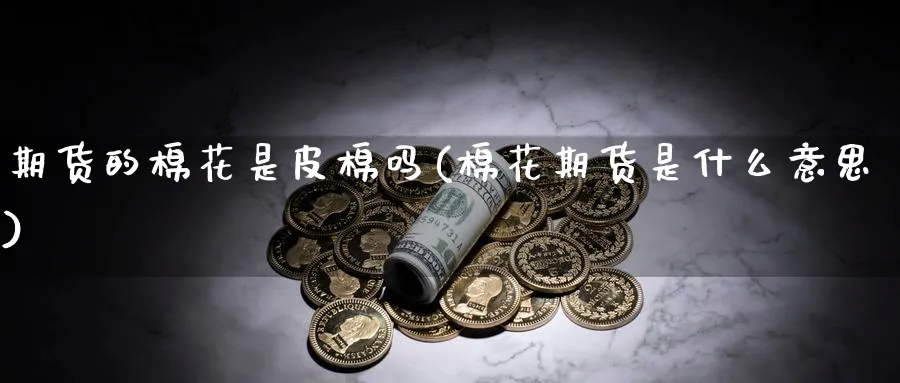 期货的棉花是皮棉吗(棉花期货是什么意思) (https://www.ynbygsw.com/) 纳指期货 第1张