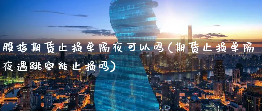 股指期货止损单隔夜可以吗(期货止损单隔夜遇跳空能止损吗) (https://www.ynbygsw.com/) 股指期货 第1张