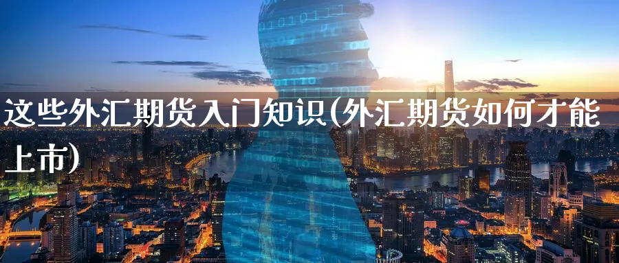 这些外汇期货入门知识(外汇期货如何才能上市) (https://www.ynbygsw.com/) 恒指期货 第1张