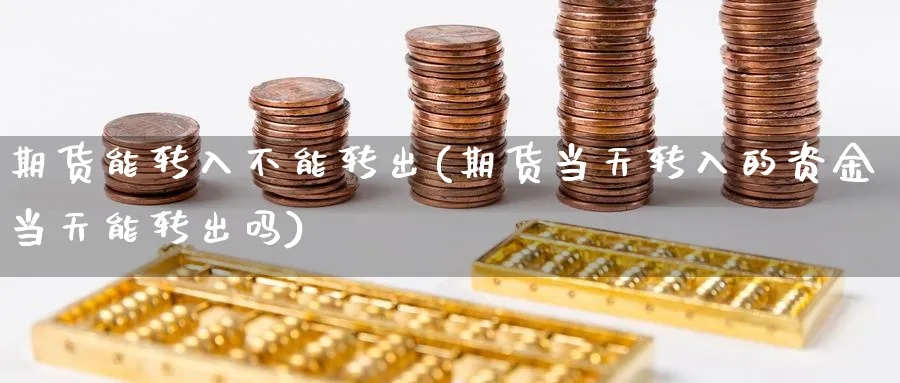 期货能转入不能转出(期货当天转入的资金当天能转出吗) (https://www.ynbygsw.com/) 理财百科 第1张