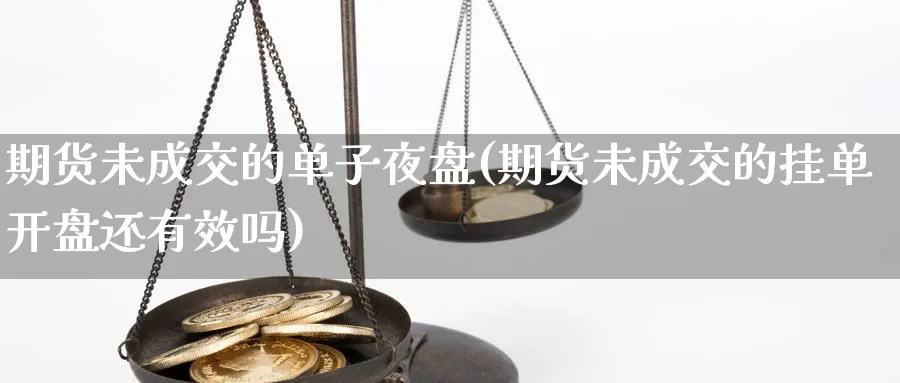 期货未成交的单子夜盘(期货未成交的挂单开盘还有效吗) 国际期货 第1张-财经圈 期货未成交的单子夜盘(期货未成交的挂单开盘还有效吗) (https://www.ynbygsw.com/) 国际期货 第1张