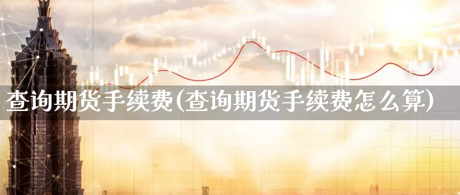 查询期货手续费(查询期货手续费怎么算) (https://www.ynbygsw.com/) 基金投资 第1张
